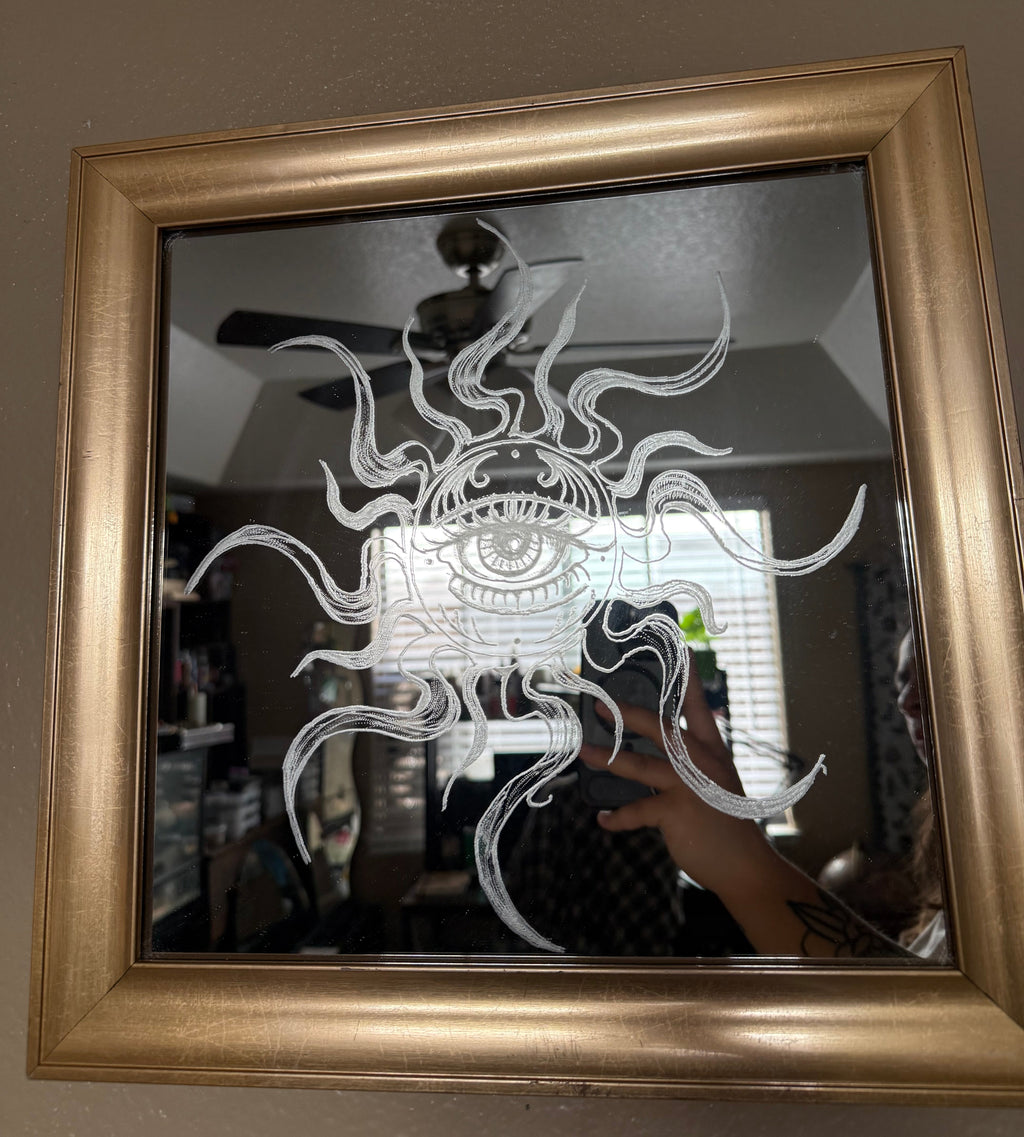 Eye sun mirror