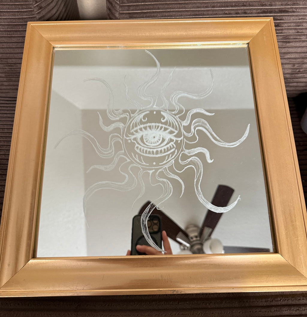 Eye sun mirror