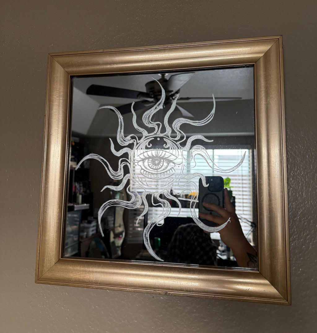 Eye sun mirror