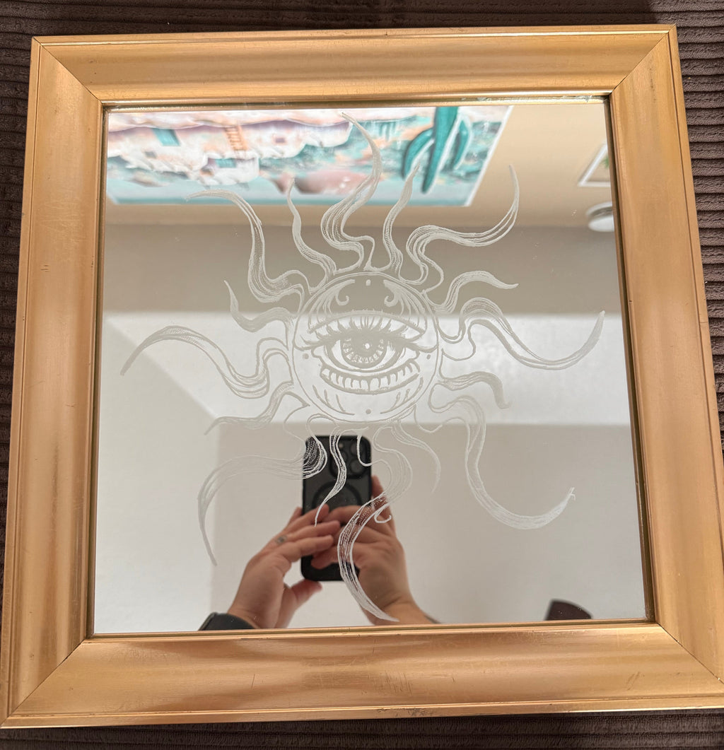 Eye sun mirror