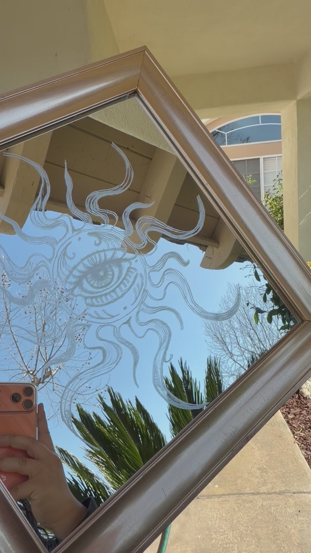 Eye sun mirror